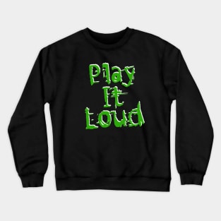 Nintendo "Play It Loud" Green LG Logo Crewneck Sweatshirt